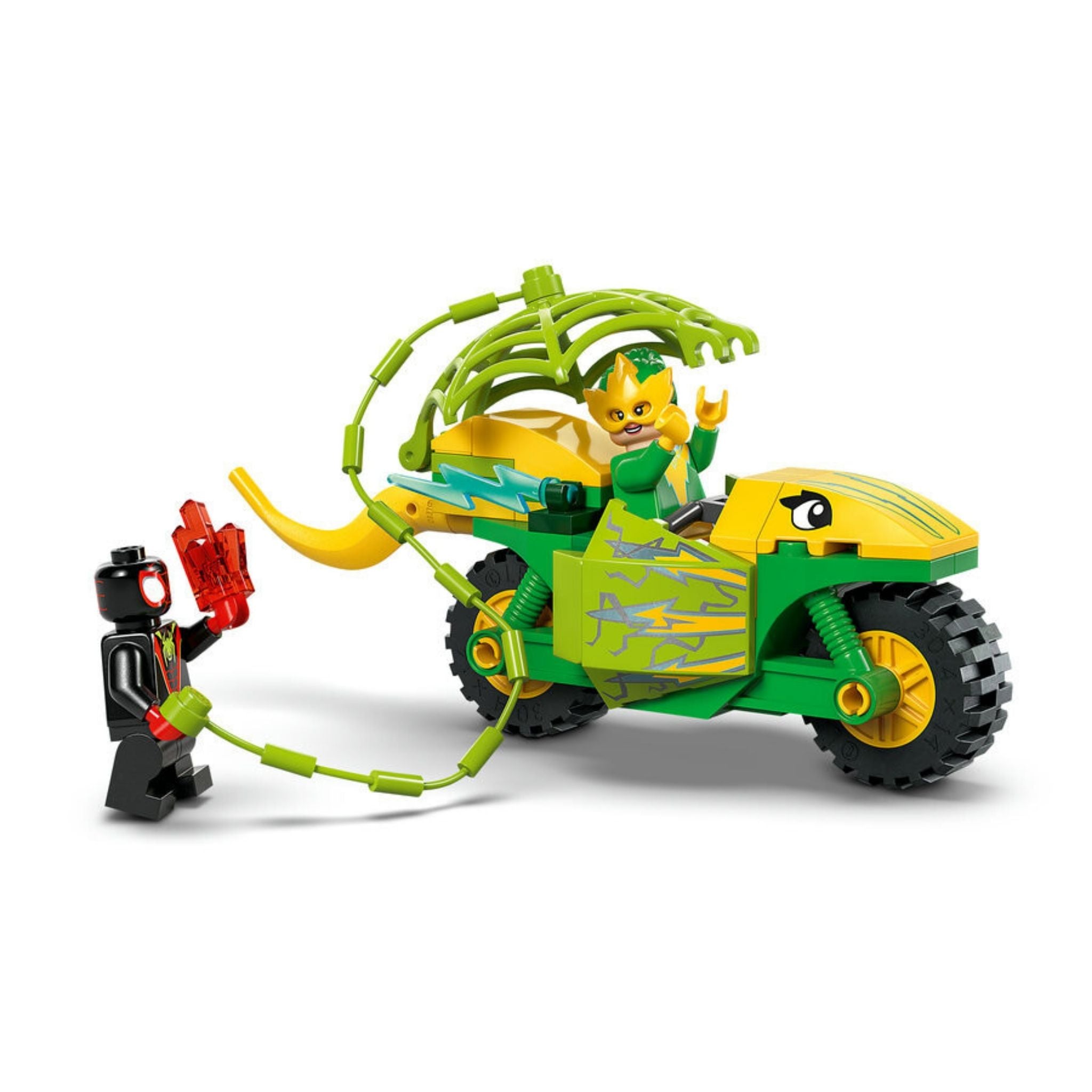 Lego Marvel Spidey ve İnanılmaz Arkadaşları Spin ve Elektro Dinozor Aracı Takibi 11198