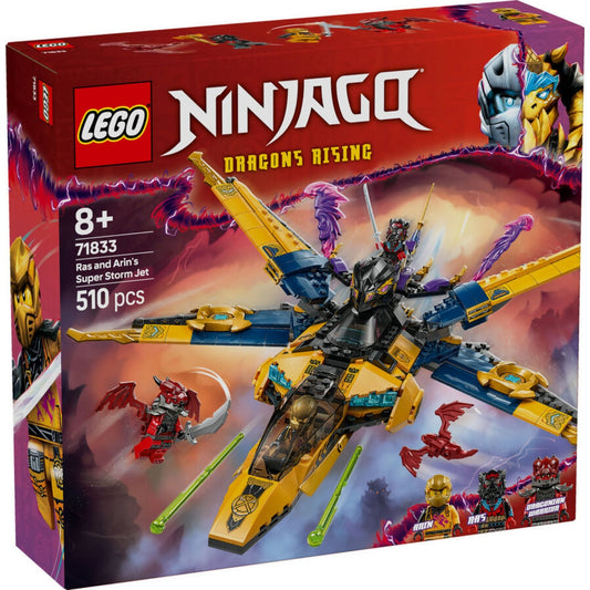 Lego Ninjago Ras ve Arin'in Süper Fırtına Jeti Oyuncağı 71833