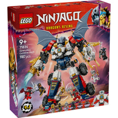 Lego Ninjago Zane'nin Ultra Kombo Mechi 4'ü 1 Arada 71834