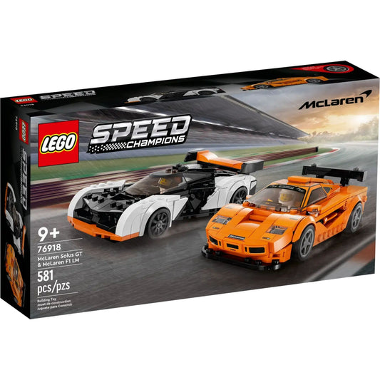 Lego Speed Champions Mclaren Solus Gt Ve Mclaren F1 Lm 76918