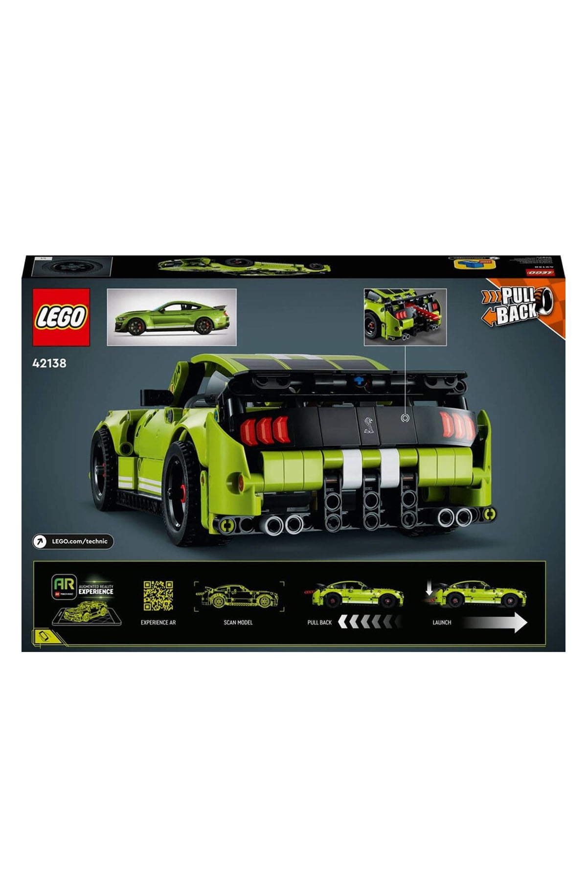 Lego Technic Ford Mustang Shelby Gt500 42138