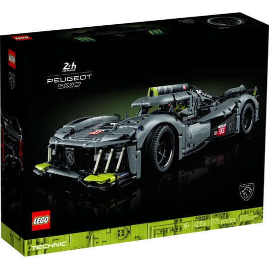 Lego Technic Peugeot 9x8 24h Le Mans Hybrid Hypercar 42156 Yapım Seti (1775 Parça)