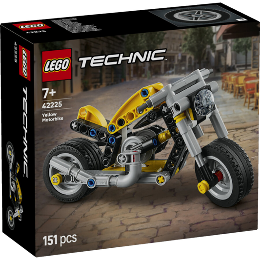 Lego Technic Sarı Motosiklet 42225
