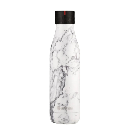 Les Artistes Paris Isı Yalıtımlı Çelik Termos 500ml Marble Black & White