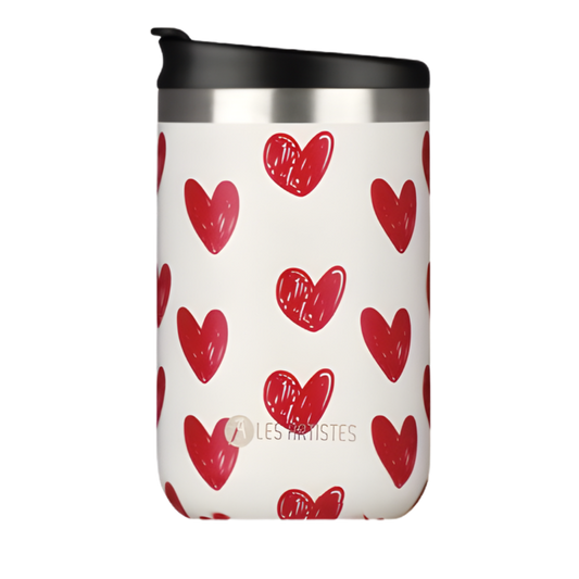 Les Artistes Paris Isı Yalıtımlı Çelik Termos Mug 350ml Heart