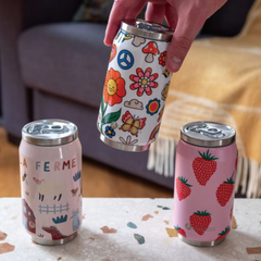 Les Artistes Paris Isı Yalıtımlı Kutu Çelik Termos 280ml Happy