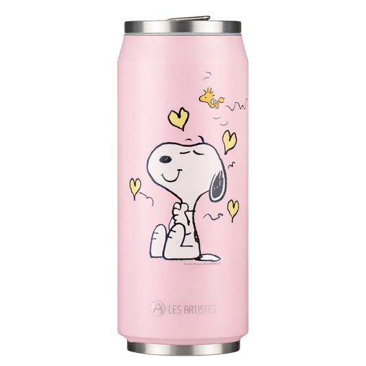 Les Artistes Paris Isı Yalıtımlı Kutu Çelik Termos 500ml Enjoy Snoopy