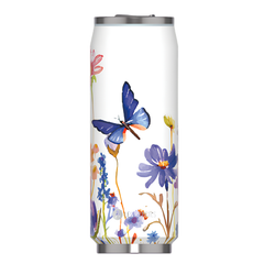Les Artistes Paris Isı Yalıtımlı Kutu Çelik Termos 500ml Floral Butterfly