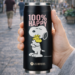 Les Artistes Paris Isı Yalıtımlı Kutu Çelik Termos 500ml Happy Snoopy