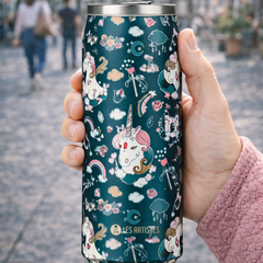 Les Artistes Paris Isı Yalıtımlı Kutu Çelik Termos 500ml Unicorn
