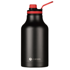Les Artistes Paris Isı Yalıtımlı XL Inox Çelik Termos 2000ml Black