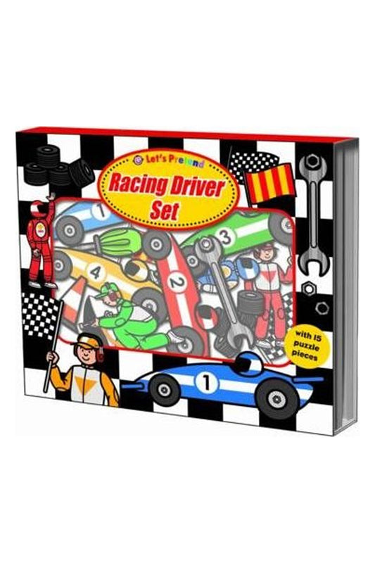 Priddy Books Lets Pretend Race Driver Set