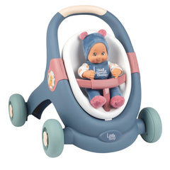 Little Smoby Baby Walker 3'ü 1 Arada Yürüteç ve Bebeği
