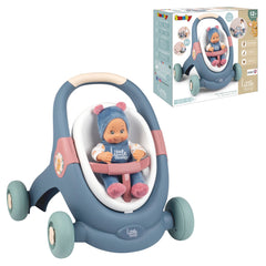 Little Smoby Baby Walker 3'ü 1 Arada Yürüteç ve Bebeği