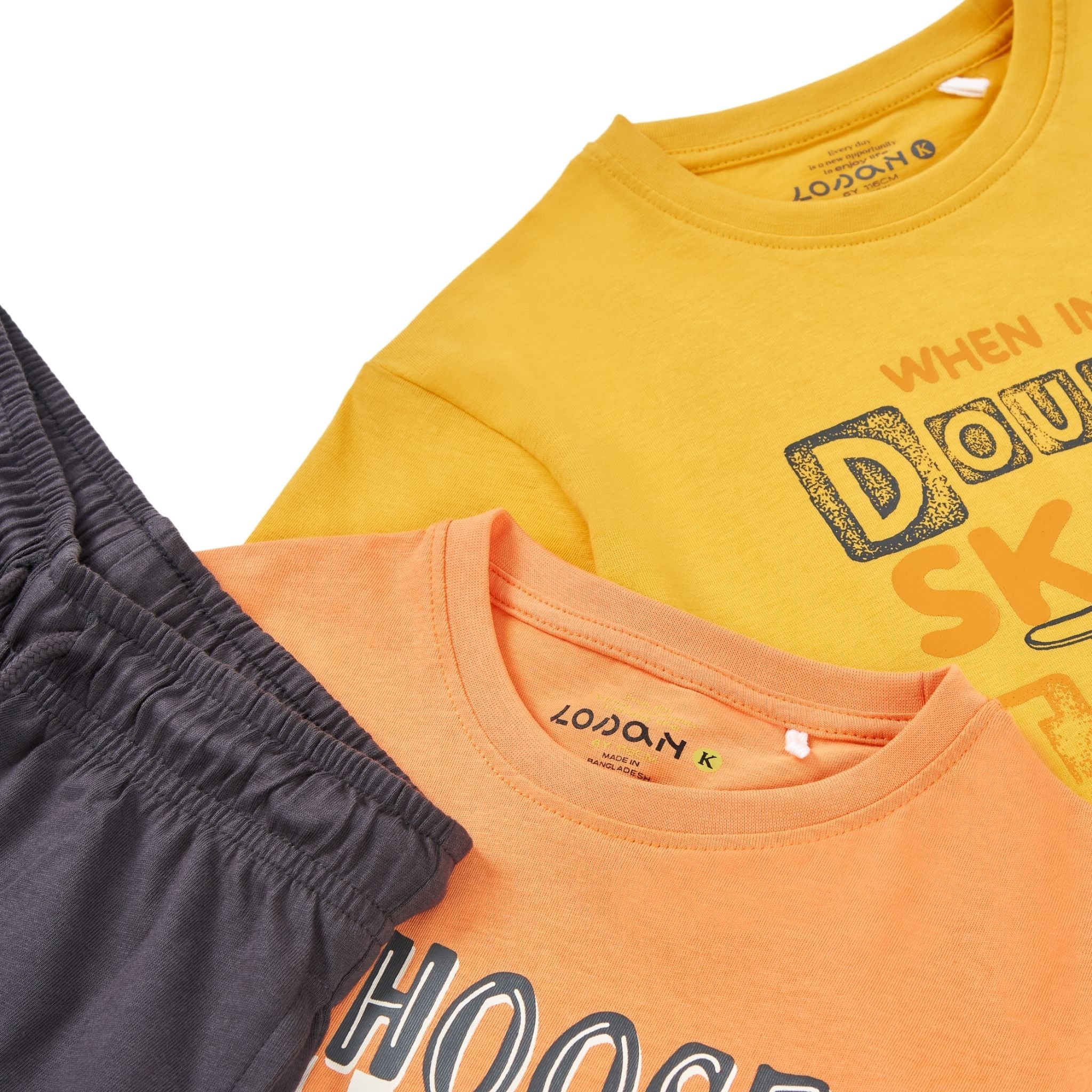 Losan Erkek Çocuk 3'lü Şort Takım 6