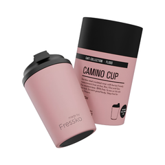 Made by Fressko İçi Seramik Çelik Termos Mug 340ml Camino Floss (Açık Pembe)