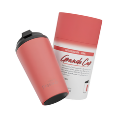 Made by Fressko Paslanmaz Çelik Çift Duvarlı Termos Mug 475ml Grande Coral (Mercan Rengi)