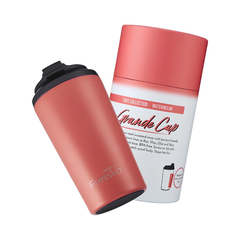 Made by Fressko Paslanmaz Çelik Çift Duvarlı Termos Mug 475ml Grande Watermelon (Karpuz Rengi)