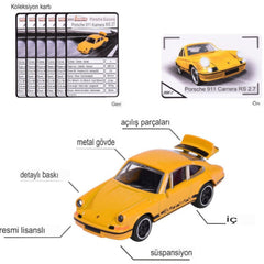 Majorette Porsche Motorsport Premium Metal Diecast Araçlar