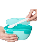 Skip Hop Easy Serve Kapaklı Mama Kasesi ve Kaşığı Seti 3 Parça Set
