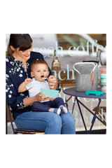 Skip Hop Easy Serve Kapaklı Mama Kasesi ve Kaşığı Seti 3 Parça Set