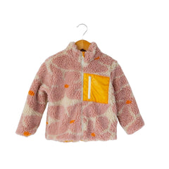 Mama Yoyo Çiçekli Polar Ceket 2-3 Yaş
