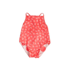 Mama Yoyo Çift Taraflı Kalp Puantiye Desenli Alttan Çıtçıtlı Mayo