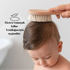 Mama Yoyo Doğal Keçi Kılı Saç Fırçası