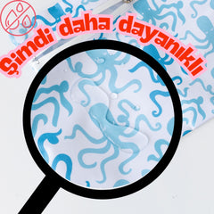 Mama Yoyo İkili Ahtapot Desenli Kirli Islak Çanta Seti