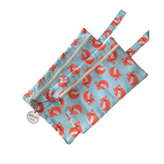 Mama Yoyo Big Fish Desenli 2'li Kirli Islak Çanta Seti