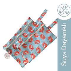 Mama Yoyo Big Fish Desenli 2'li Kirli Islak Çanta Seti