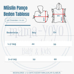 Mama Yoyo Crocco Desenli Müslin Panço