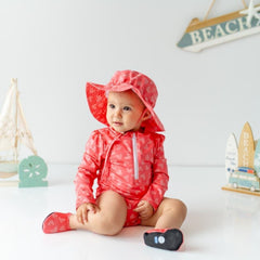 Mama Yoyo Önden Fermuarlı Alttan Çıtçıtlı Octo Love Desenli Mayo