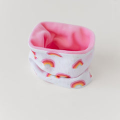 Mama Yoyo Polar Boyunluk Gökkuşağı Pembe