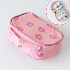 Mama Yoyo Greyfurt Desenli Seyahat İlaç Çantası Greyfurt