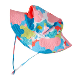 Mama Yoyo Uv Korumalı Floral Çiçekler Desenli Şapka