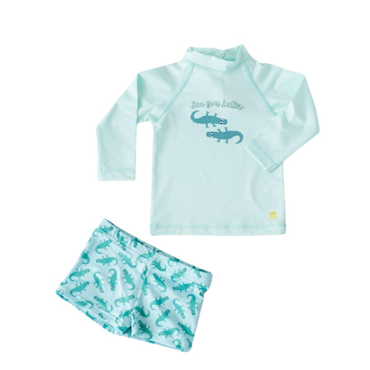 Mama Yoyo Uv Korumalı Uzun Kollu Mayo Seti Crocco