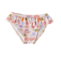 Mama Yoyo Uv Korumalı Shell Desenli Uzun Kollu Mayo Seti