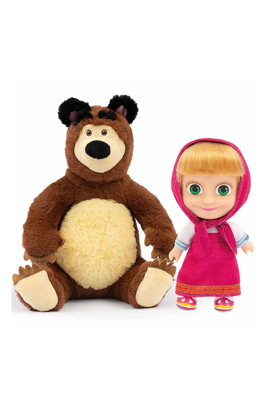 Masha&Koca Ayı 20cm Pelus 12cm Bebek