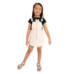 Mayoral Çiçekli Bej Elbise