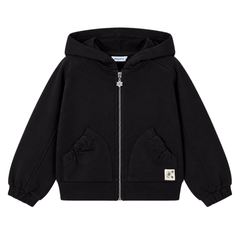 Mayoral Fermuarlı Kapüşonlu Sweatshirt Siyah