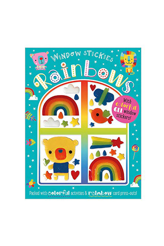 Make Believe Ideas Window Stickies Rainbows