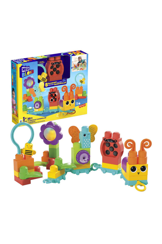 Mega Bloks Hareketli Duyusal Gelişim Tırtılı HKN44