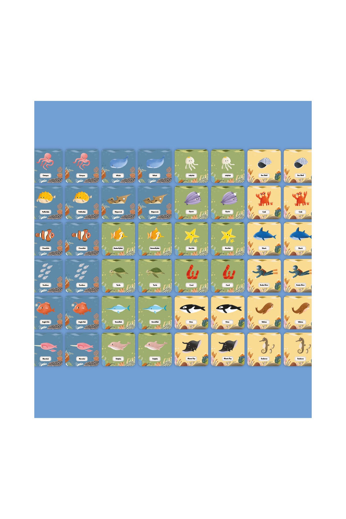 Moritoys Memory Card Game 48 Kartlı Hafıza ve Eşleştirme Oyunu