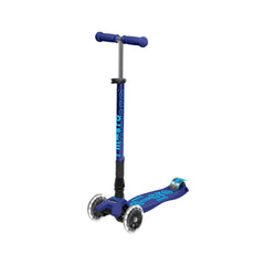 Micro Maxi Deluxe 3 Tekerlekli Foldable LED Scooter Navy Blue