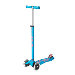 Micro Maxi Deluxe 3 Tekerlekli Scooter LED Aqua