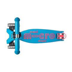 Micro Maxi Deluxe 3 Tekerlekli Scooter LED Aqua