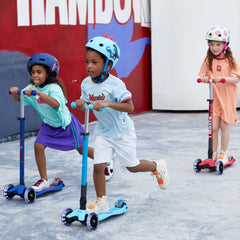 Micro Maxi Deluxe 3 Tekerlekli Scooter LED Blue