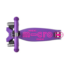Micro Maxi Deluxe 3 Tekerlekli Scooter LED Purple