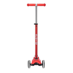 Micro Maxi Deluxe 3 Tekerlekli Scooter LED Red